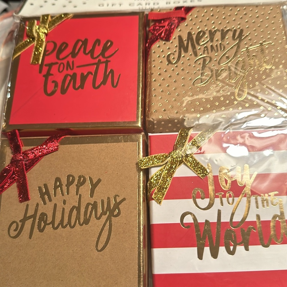 Sheffield home paper goods, bundle of gift card boxes